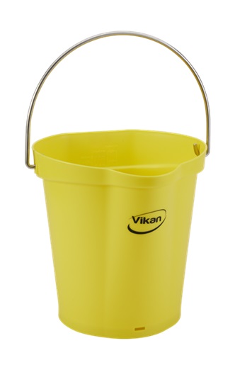 Ведро Vikan для переноса и хранения продуктов 6 л, желтое