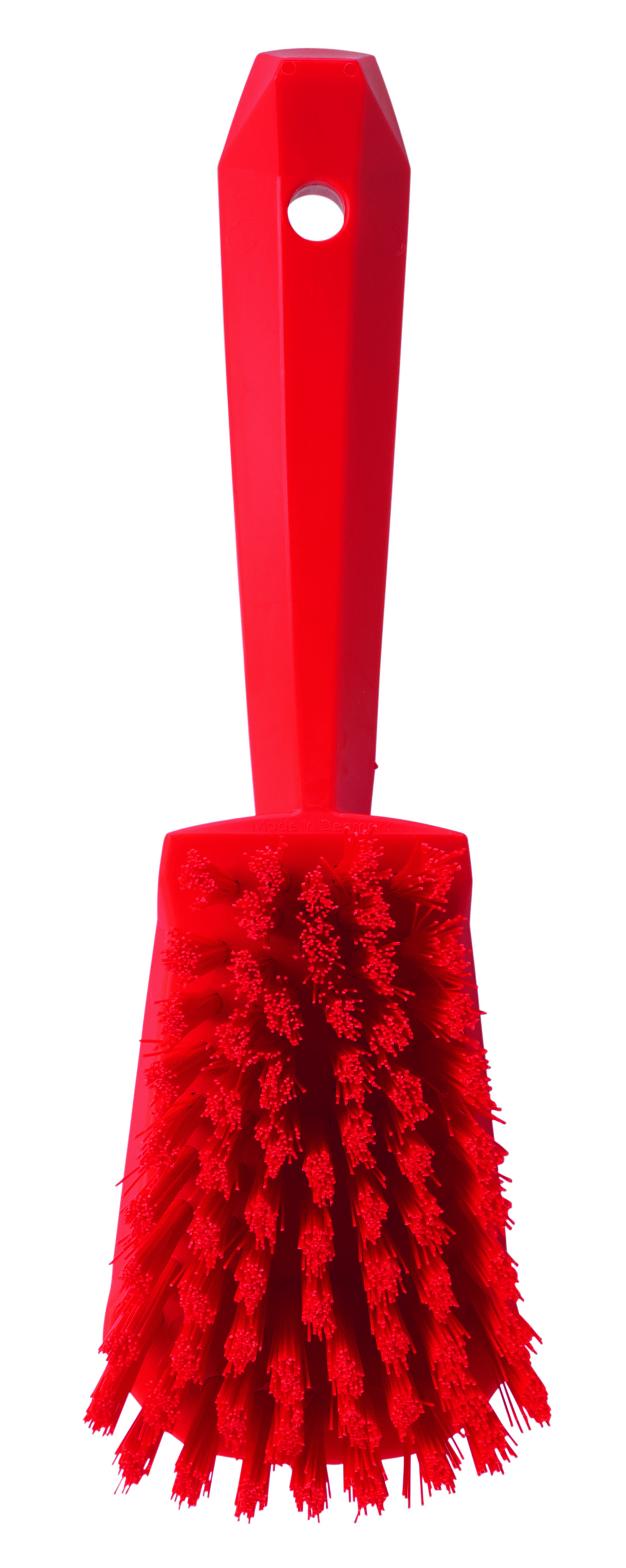 Щетка Vikan ручная для мытья с короткой ручкой жесткая, 270 мм, красная