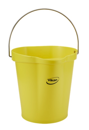Ведро Vikan для переноса и хранения продуктов 12 л, желтое