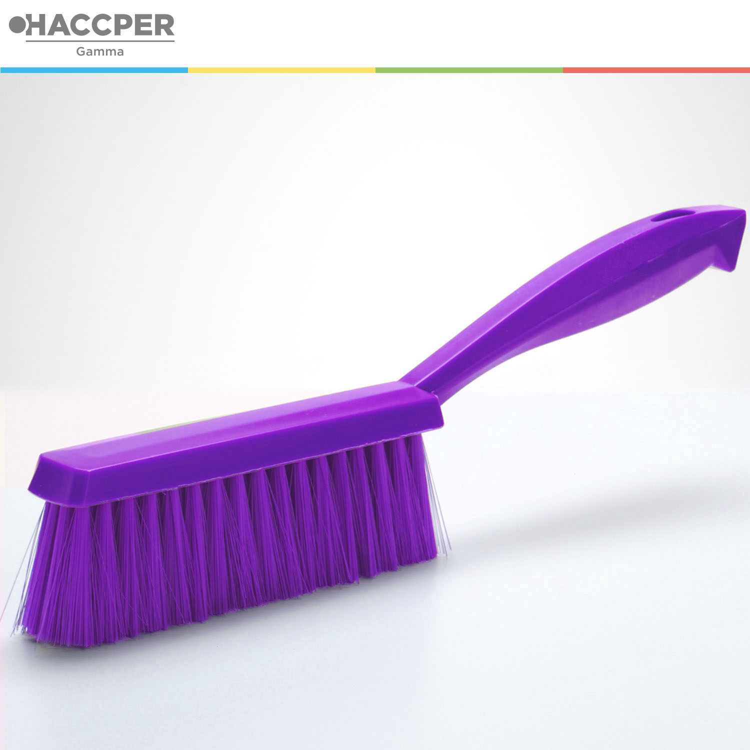 Щетка-сметка HACCPER мягкая, 325 мм, фиолетовая