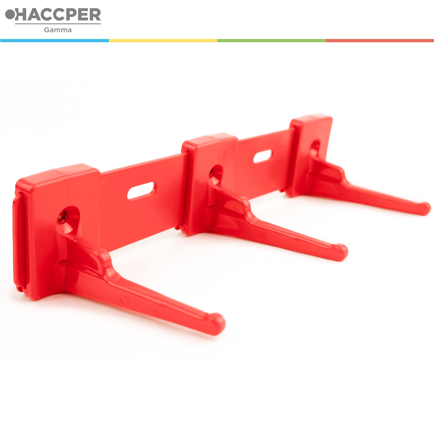 Органайзер настенный HACCPER для 3-х предметов, красный