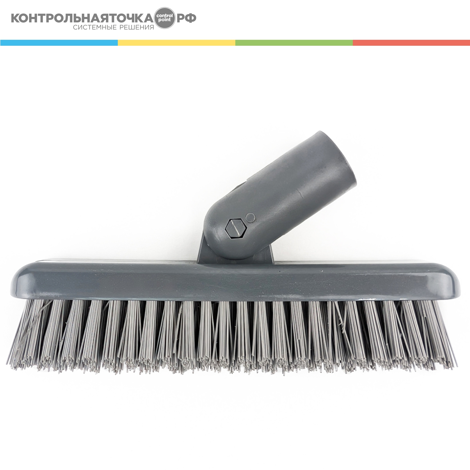 Щетка CONTROL POINT для оттирки швов 200 мм, серая 