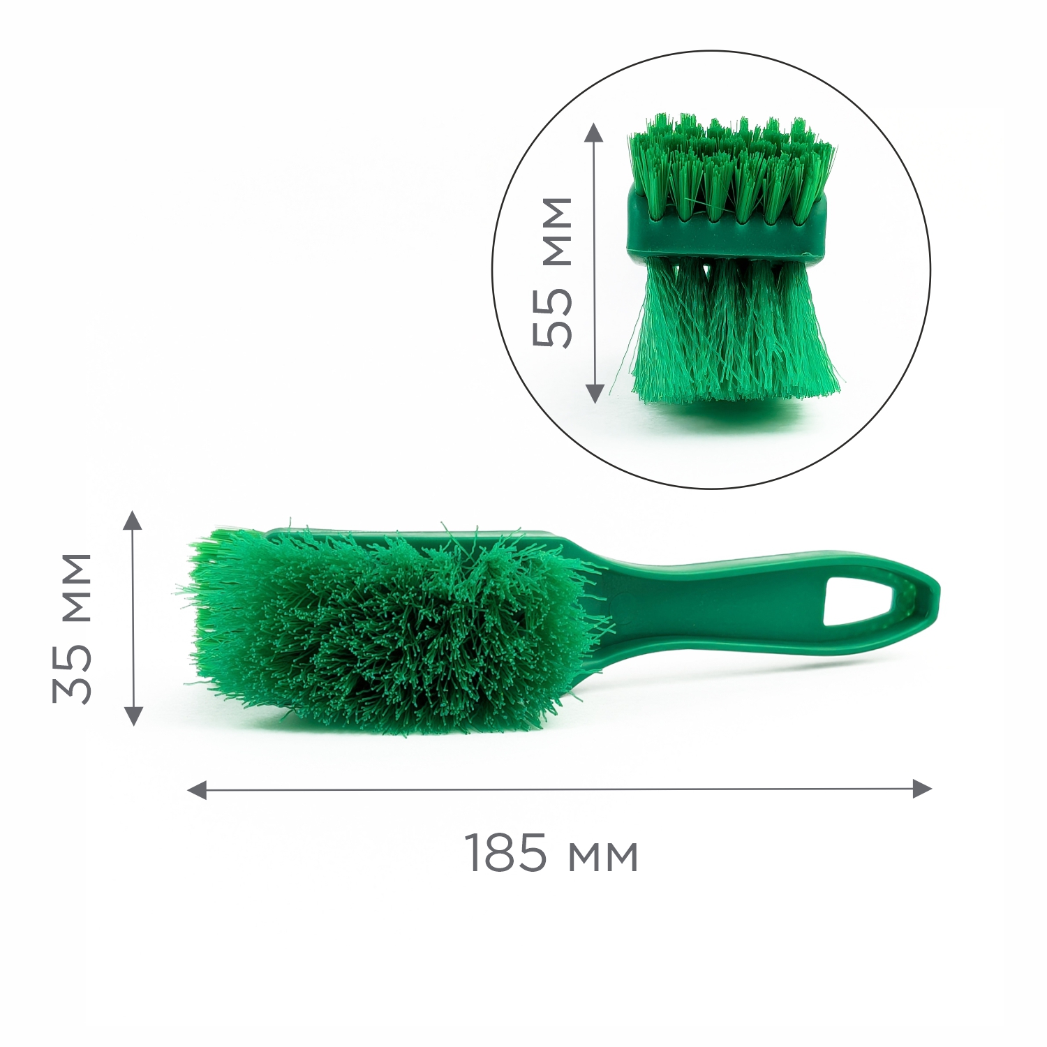 Щетка CONTROL POINT для мытья рабочих поверхностей 185 мм, зеленая