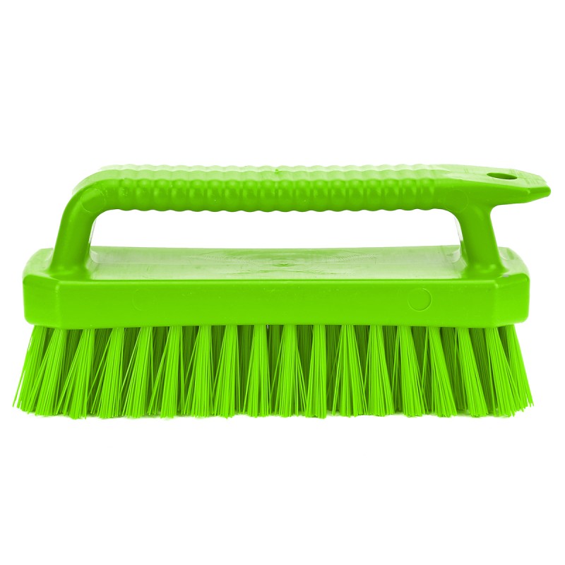 Щетка-утюжок Schavon для мытья и оттирки, жесткая, 175 мм, зеленая