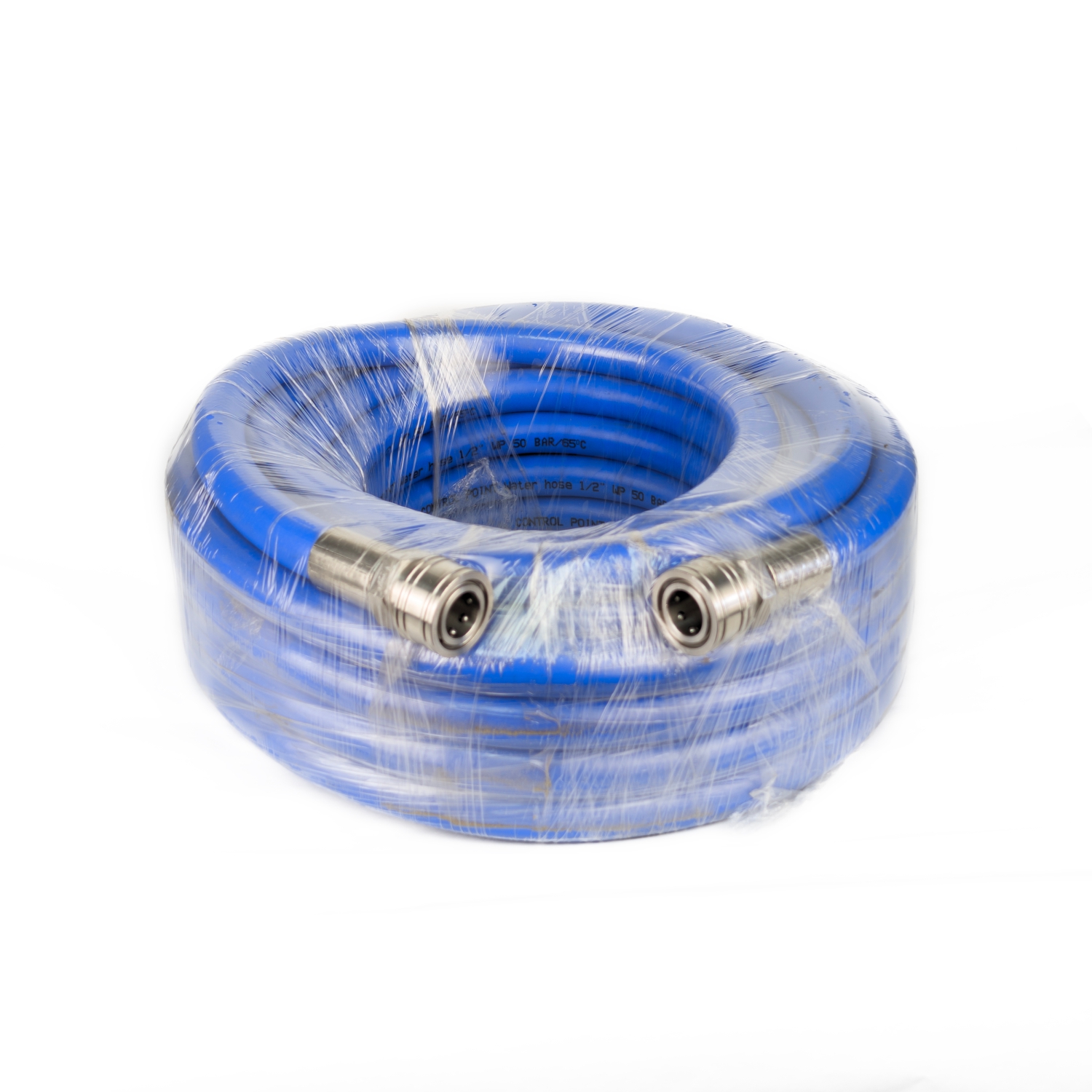 Шланг HACCPER Control point пятислойный для подачи воды и растворов, 15 м, с муфтами 1/2", синий
