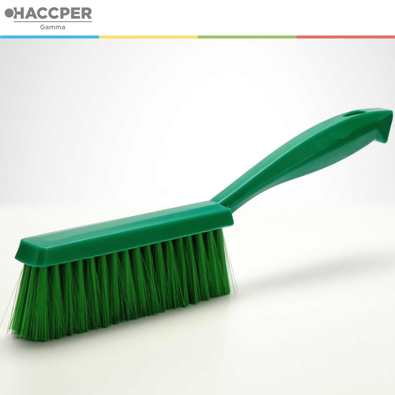 Щетка-сметка HACCPER мягкая, 325 мм, зеленая