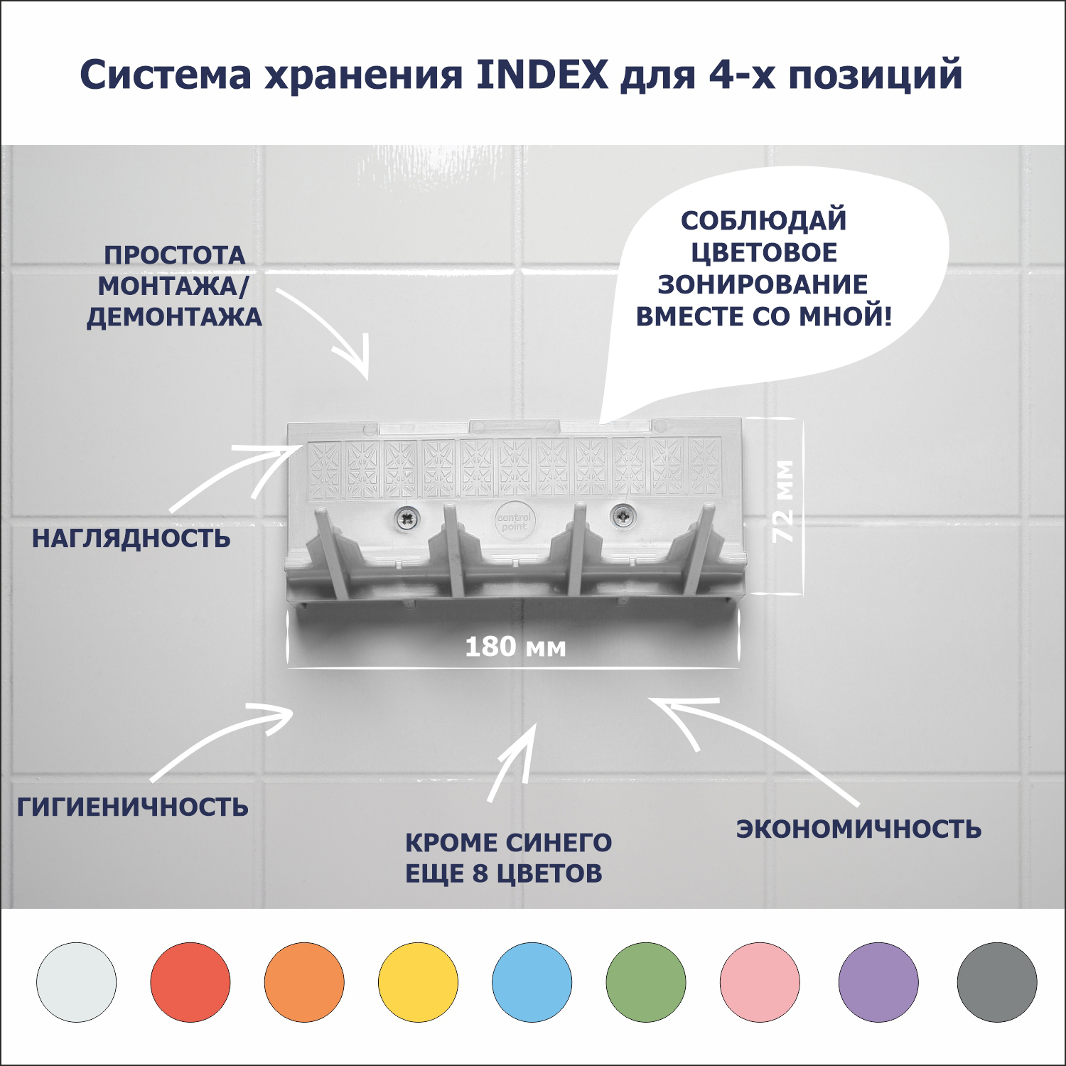 Система хранения CONTROL POINT Index, белая