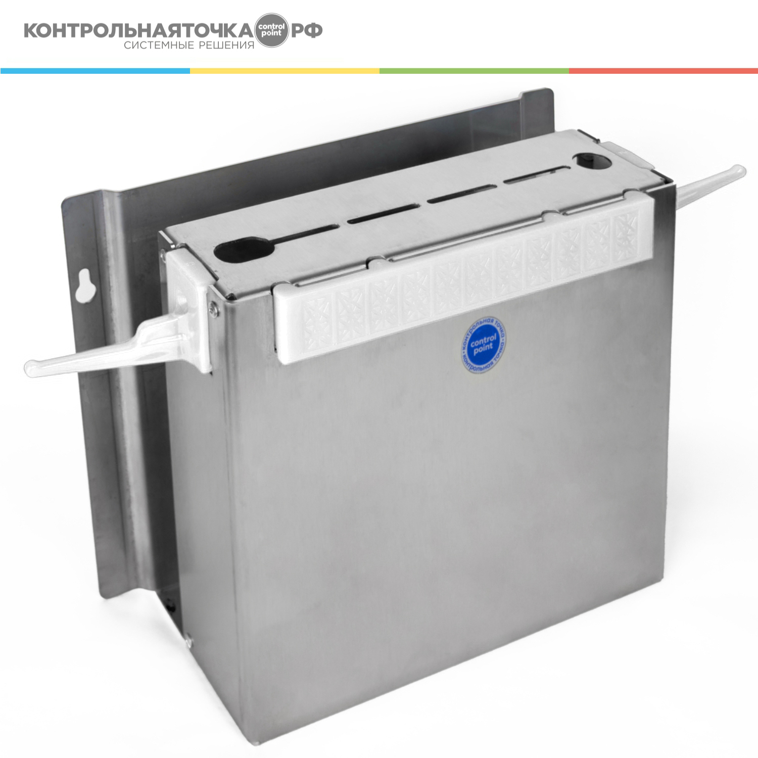 Система хранения досок и ножей CONTROL POINT Index Chef нержавеющая сталь, пластик, белая