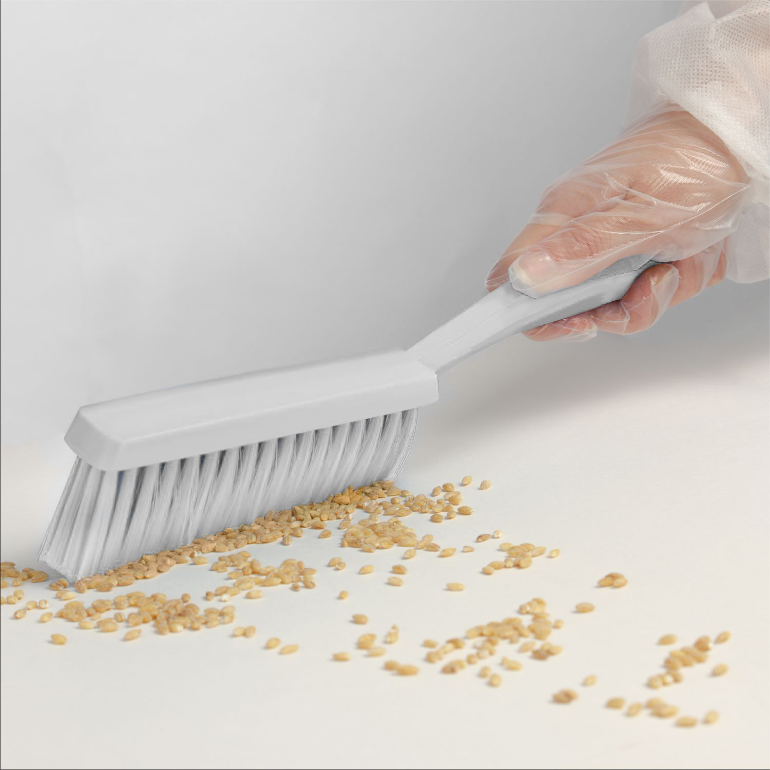 Щетка-сметка HACCPER мягкая, 325 мм, белая