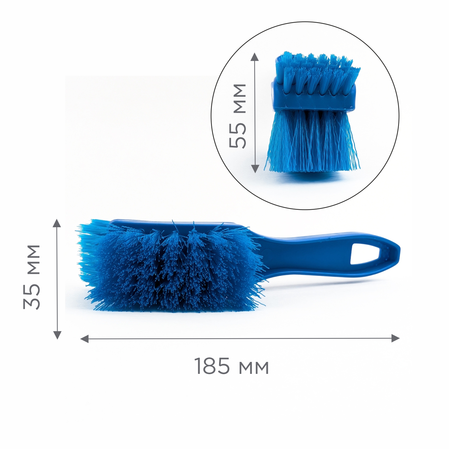 Щетка CONTROL POINT для мытья рабочих поверхностей 185 мм, синяя