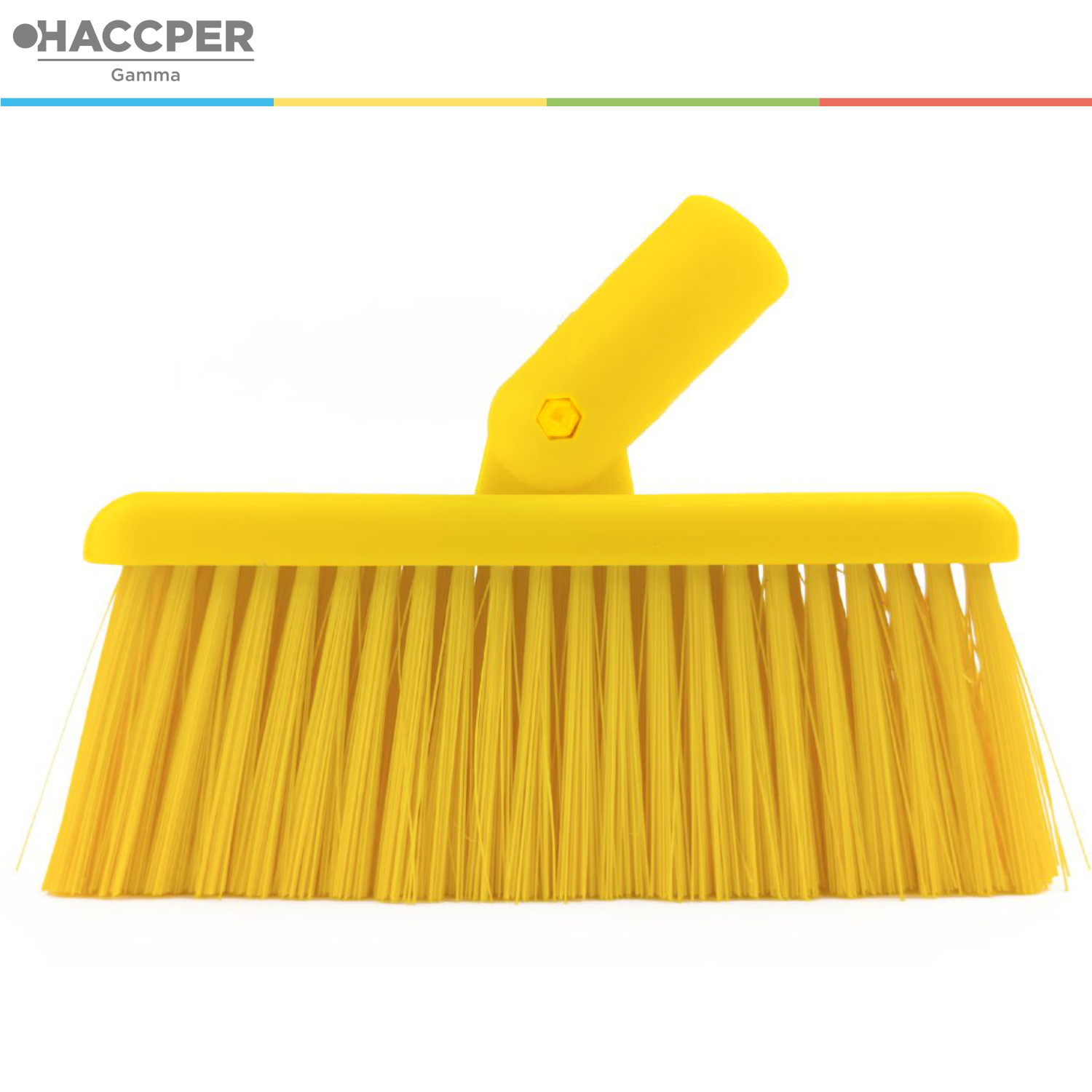 Щетка HACCPER Gamma мягкая, для подметания 200 мм, желтая