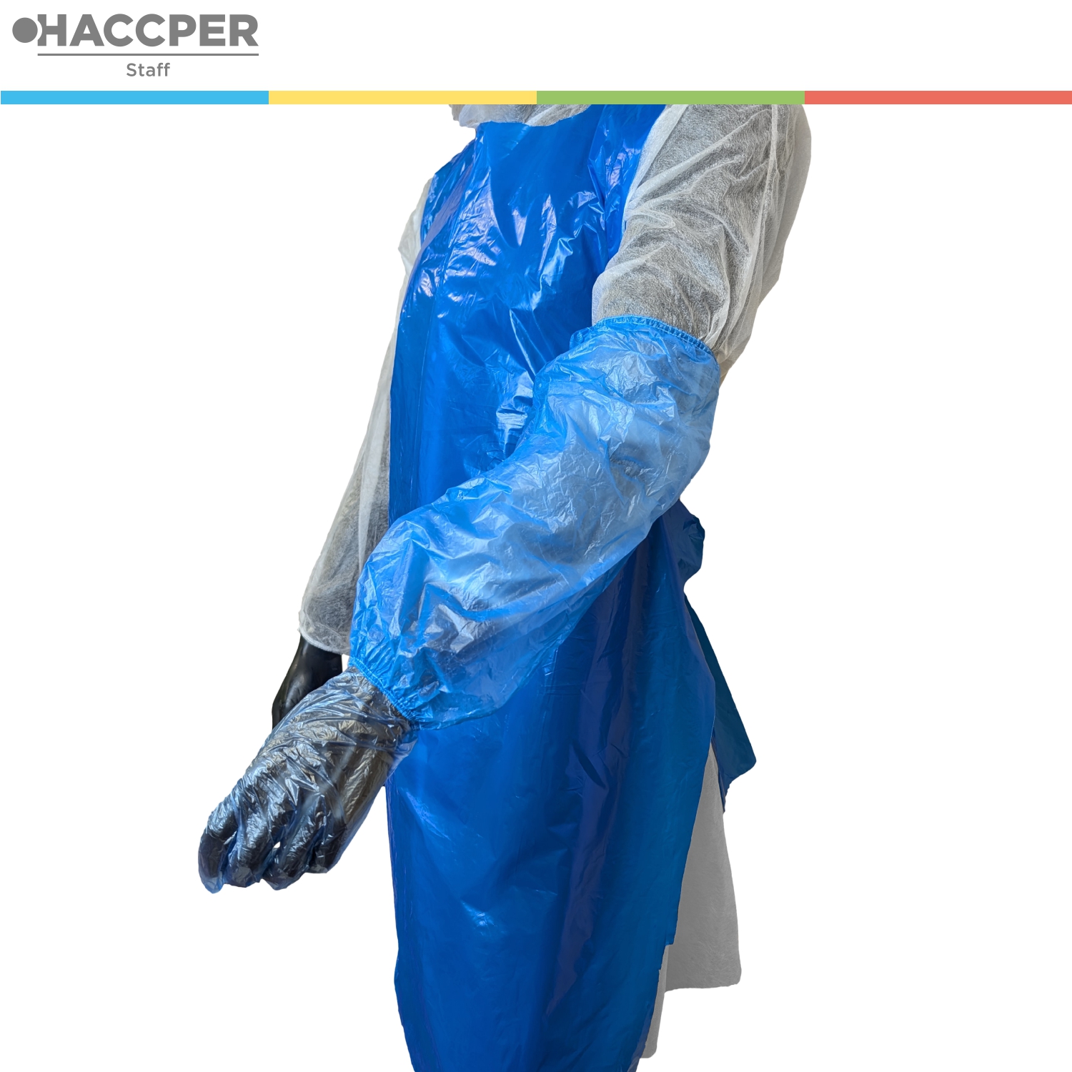 Нарукавники HACCPER Polytex, 400x220 мм, ПНД 20 мкм, голубые