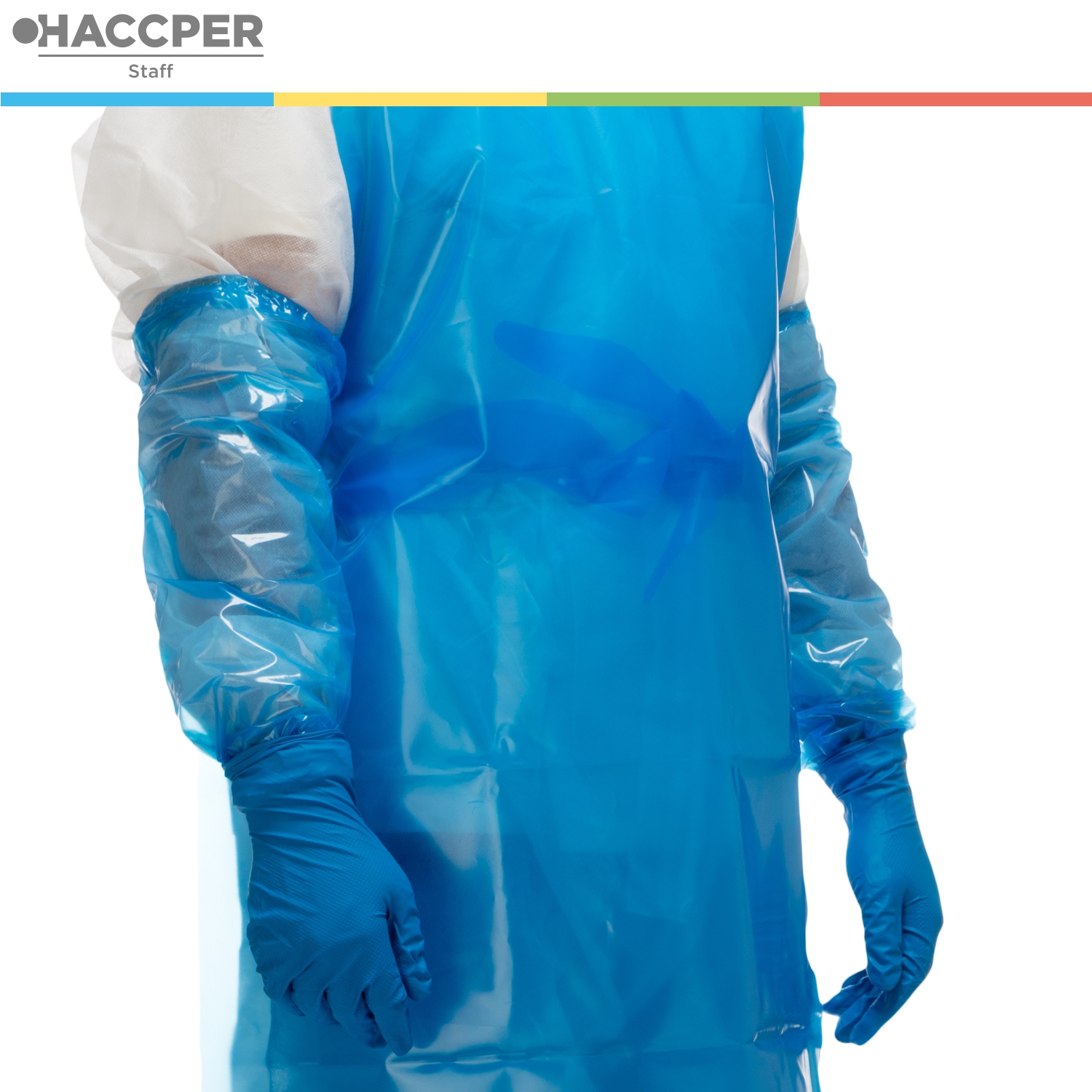 Нарукавник HACCPER Evatex 460х220 мм, 100 мкм, синий