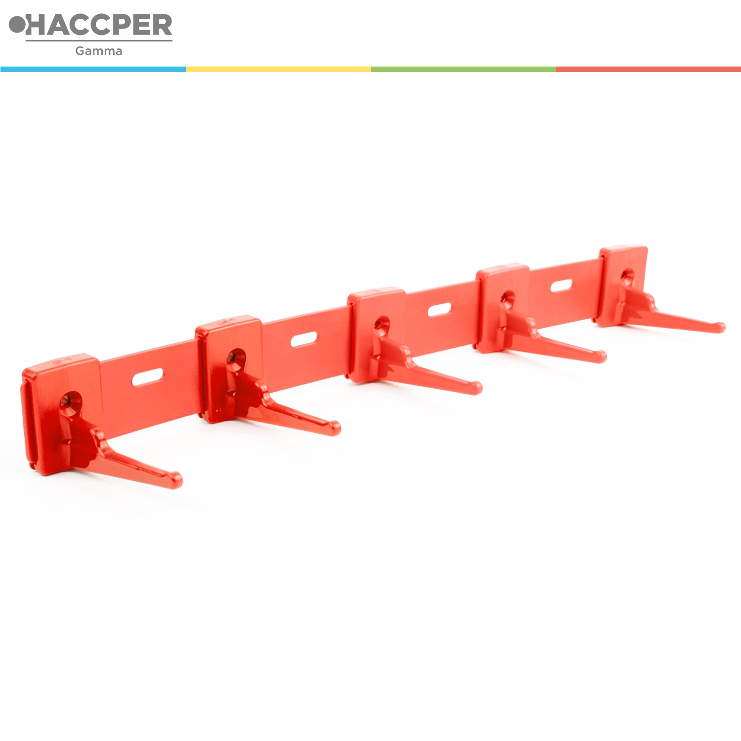 Органайзер настенный HACCPER для 5 предметов, красный