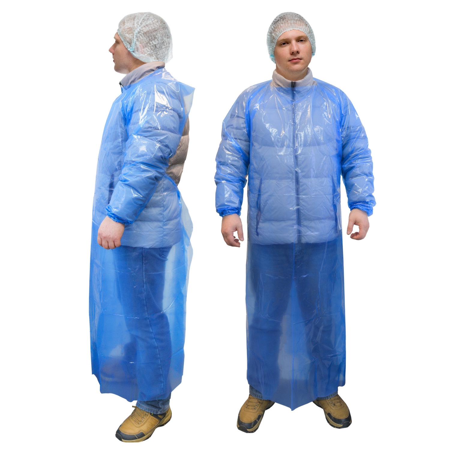 Фартук HACCPER Evatex с рукавами, размер XL, 1385х1186 мм