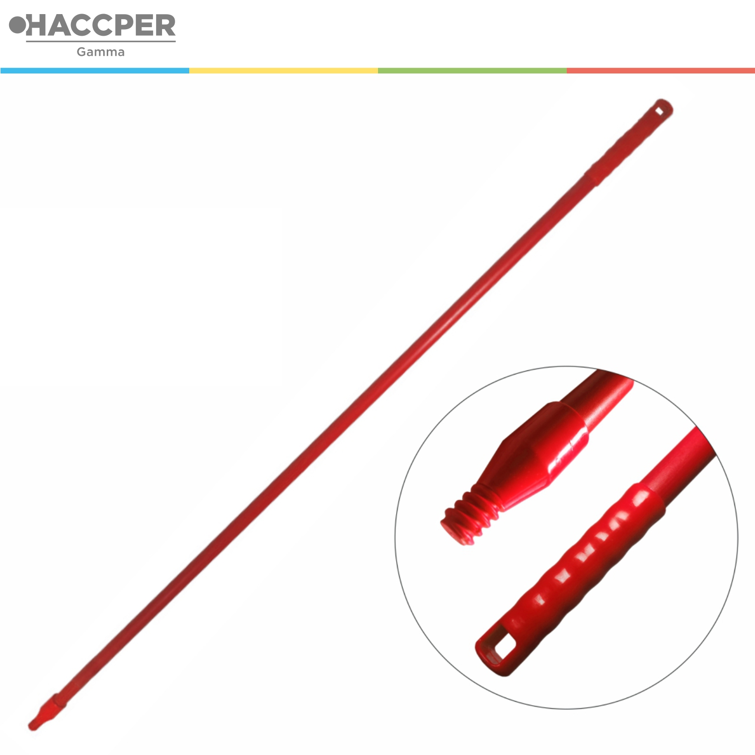 Рукоятка HACCPER стекловолокно, 1500 мм, красная