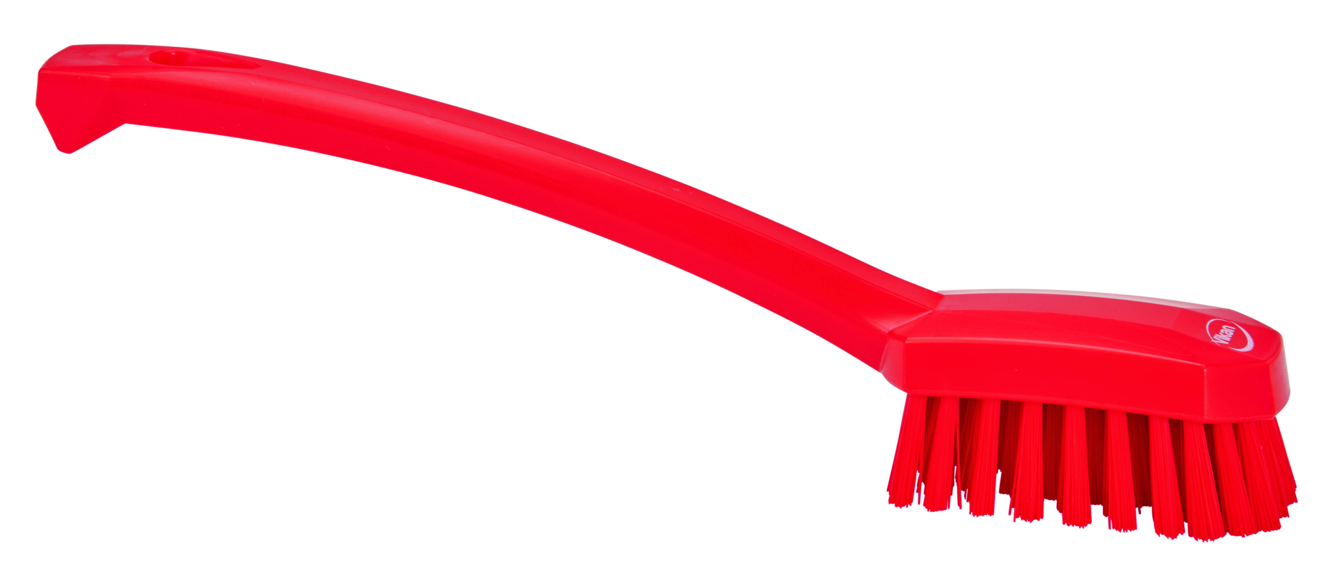 Щетка Vikan универсальная с изогнутой ручкой, 260 мм, средняя жесткость, красная