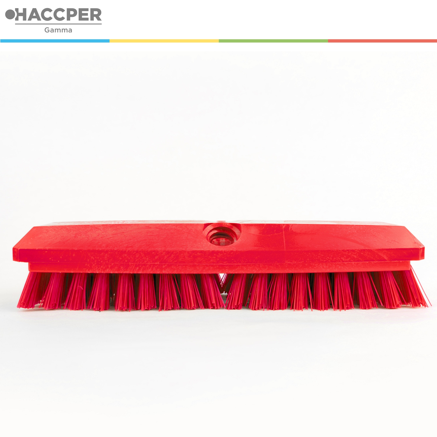 Щетка HACCPER для оттирки, жесткая, 254 мм, красная