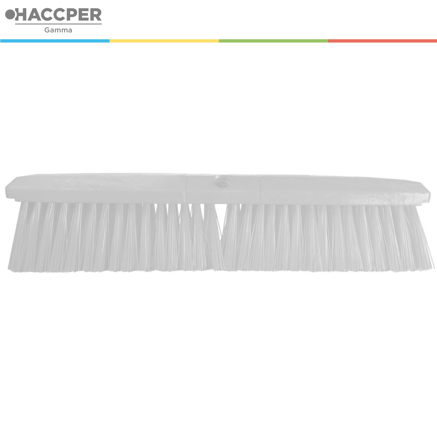 Щетка HACCPER для подметания, средней жесткости, 455 мм, белая