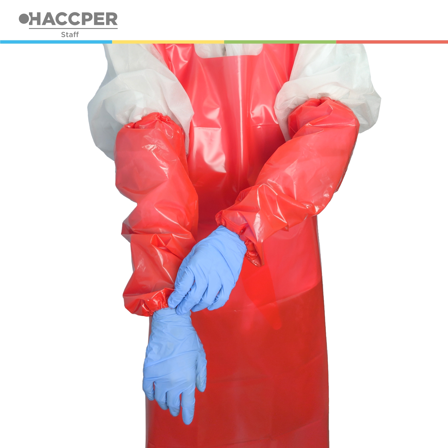 Нарукавник HACCPER Evatex 460х220 мм, 100 мкм, красный, 1 пара/упак
