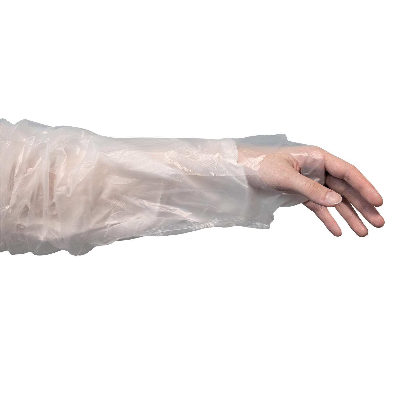 Фартук HACCPER Polytex с рукавами одноразовый в пластах 2014х1270мм, 20 мкм, белый, 200 шт/короб