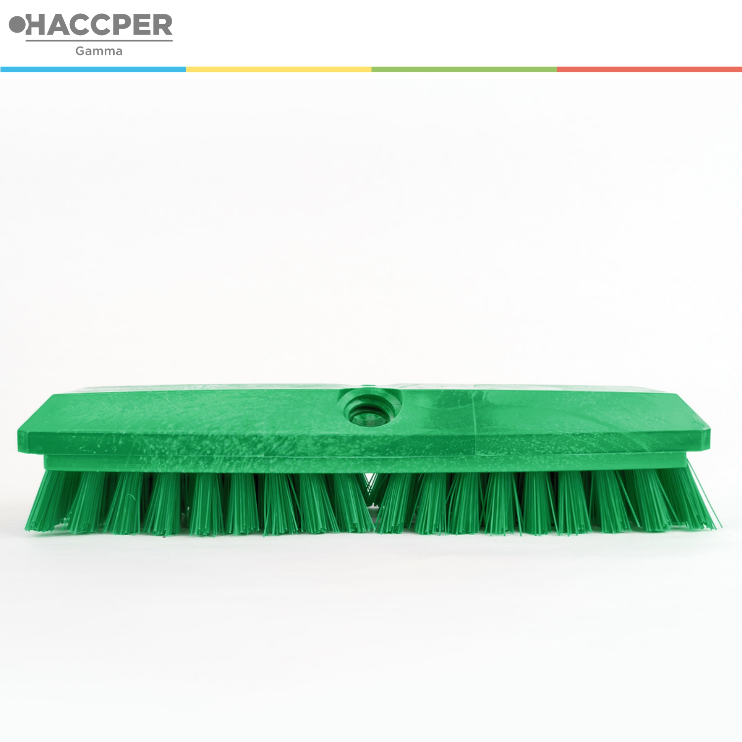 Щетка HACCPER для оттирки, жесткая, 254 мм, зеленая