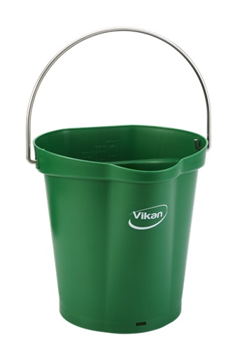 Ведро Vikan для переноса и хранения продуктов 6 л, зеленое