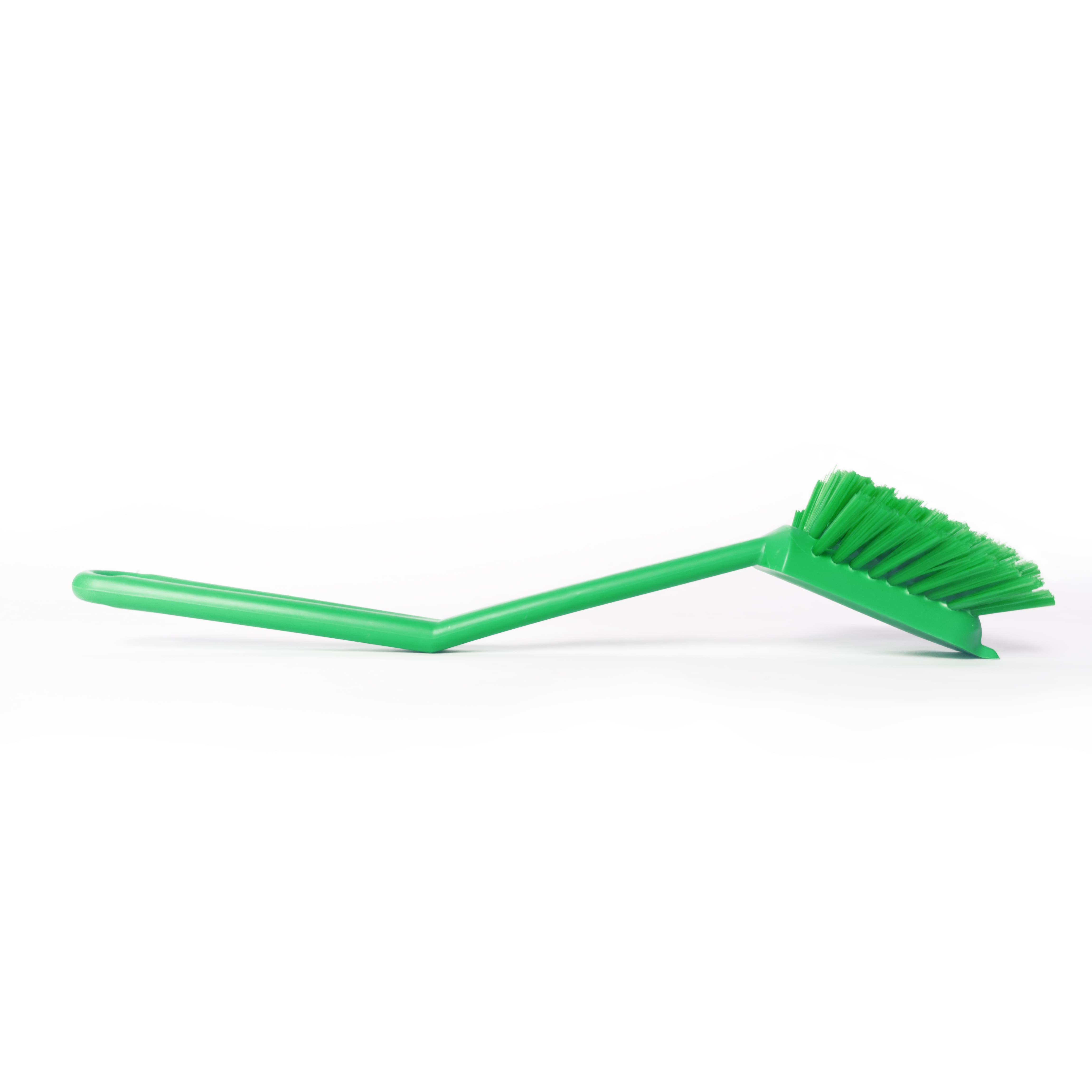 Щетка HACCPER с короткой ручкой для мытья посуды, зеленая