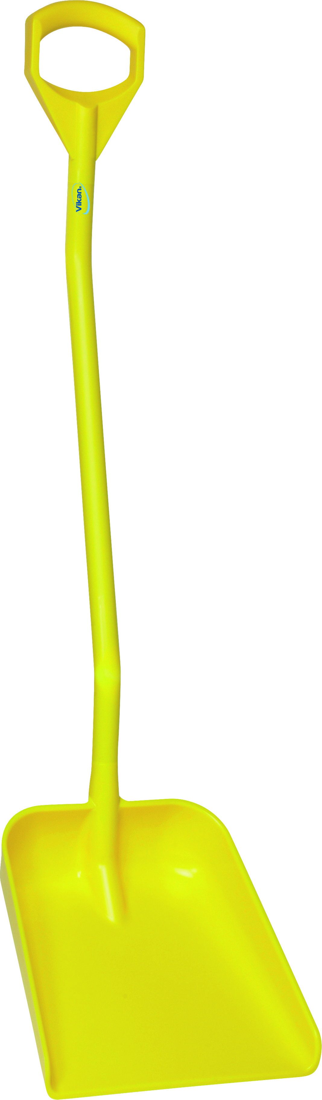 Лопата Vikan эргономичная с длинной рукояткой большая, 1310 мм, желтая