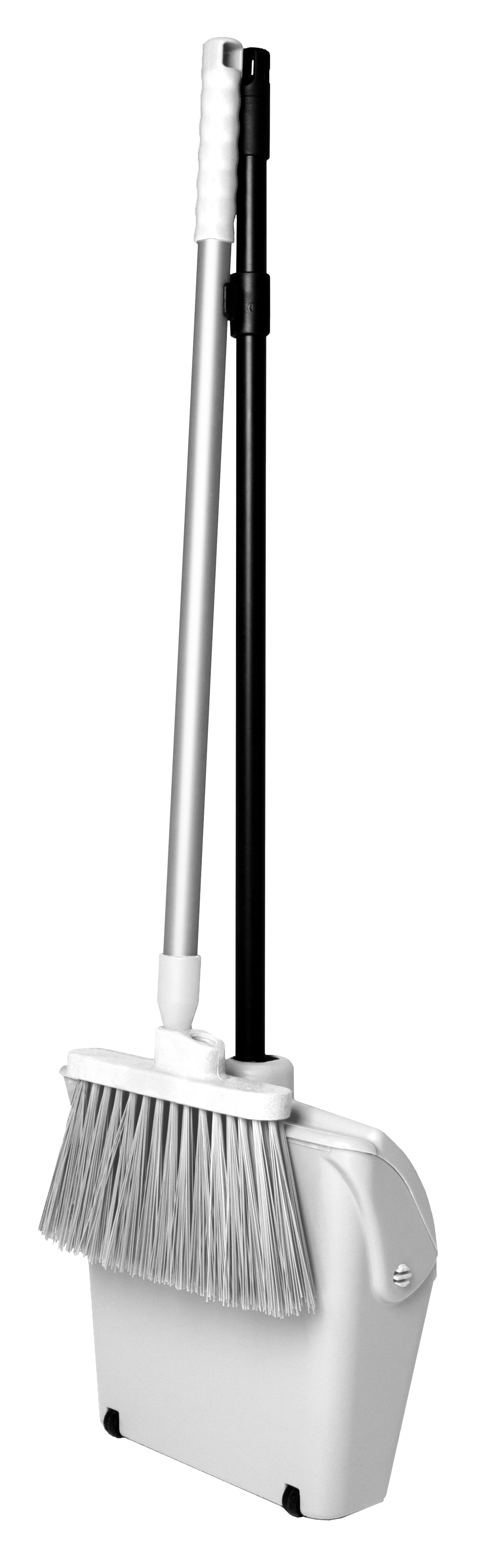 Набор для подметания HACCPER совок-ловушка, метла и рукоятка, белый