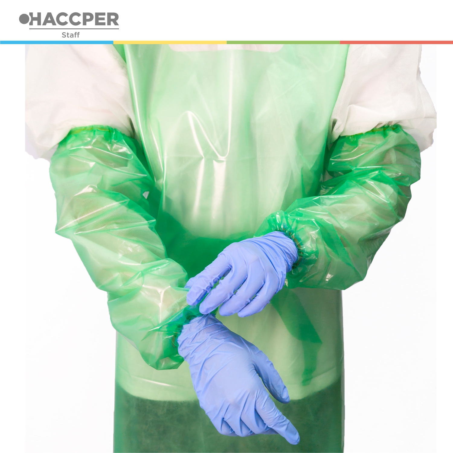 Нарукавник HACCPER Evatex 460х220 мм, 100 мкм, зеленый, 1 пара/упак