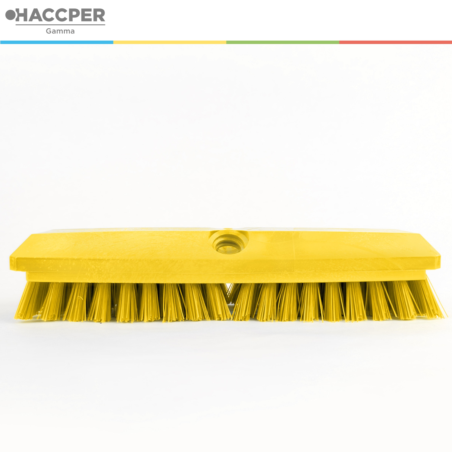 Щетка HACCPER для оттирки, жесткая, 254 мм, желтая