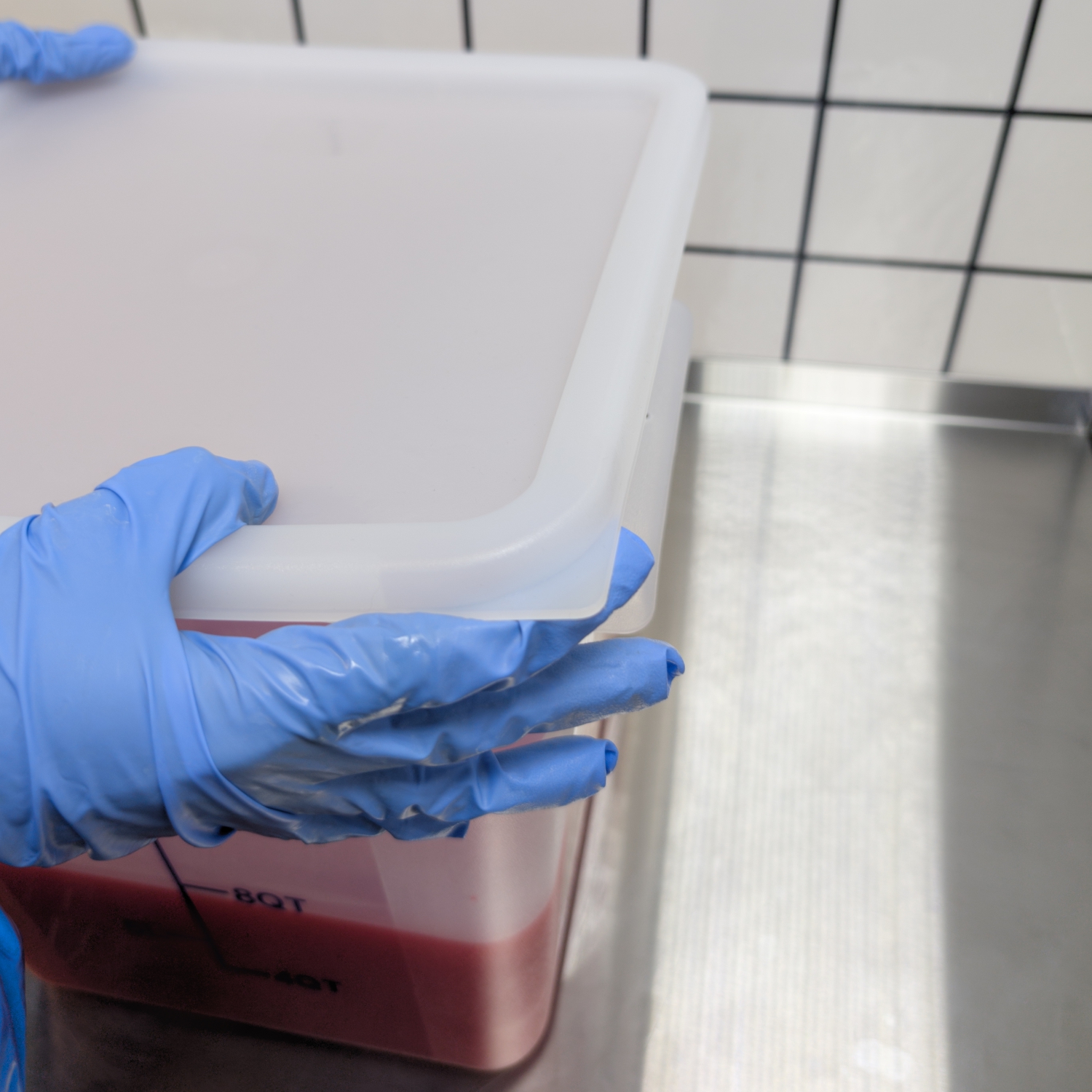 Пищевой контейнер HACCPER Gastra квадратный, с крышкой, 18 л