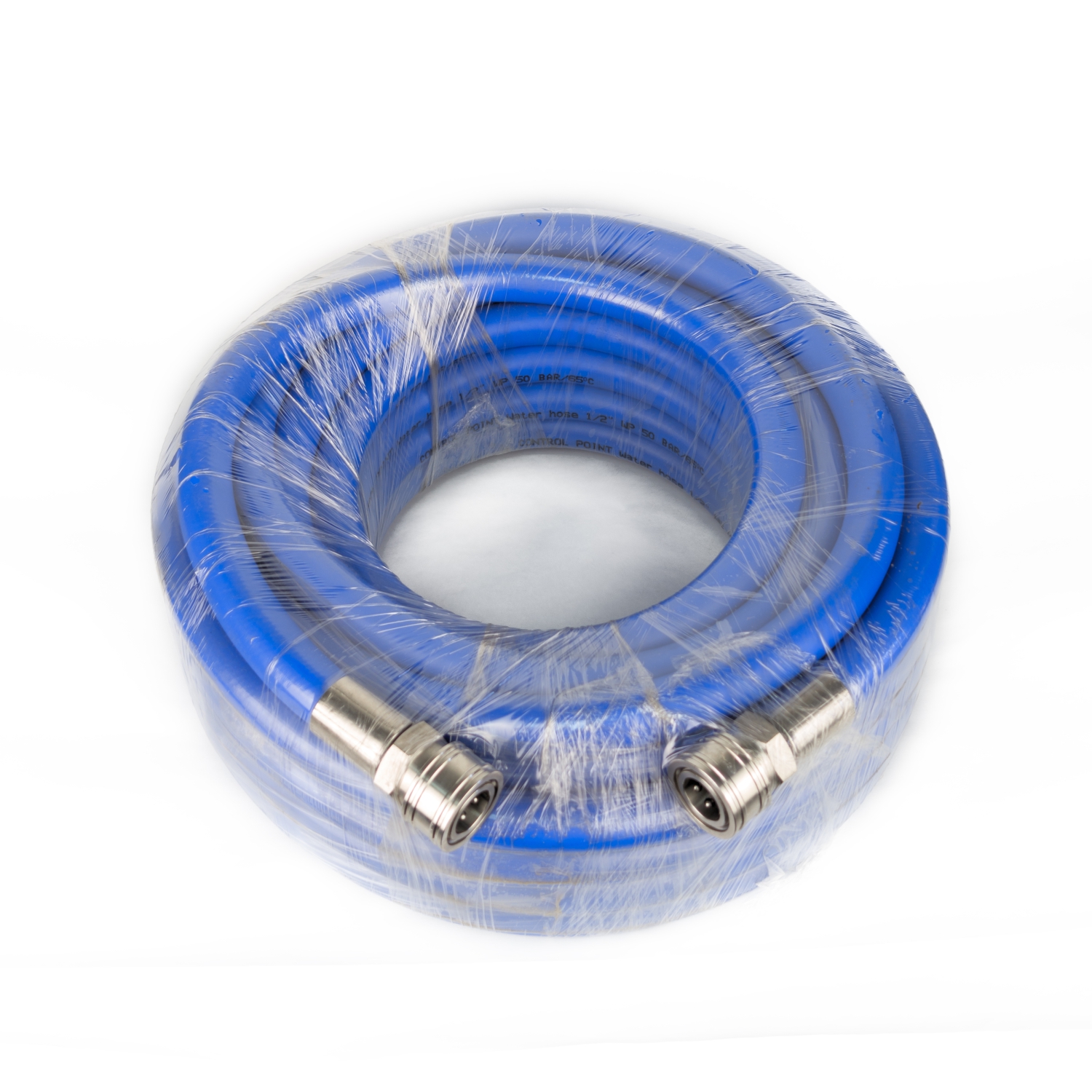 Шланг HACCPER Control point пятислойный для подачи воды и растворов, 15 м, с муфтами 1/2", синий