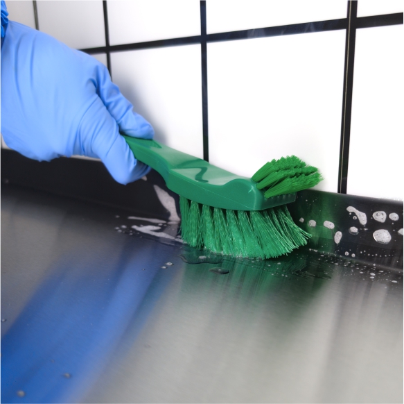 Щетка CONTROL POINT для мытья рабочих поверхностей 185 мм, зеленая