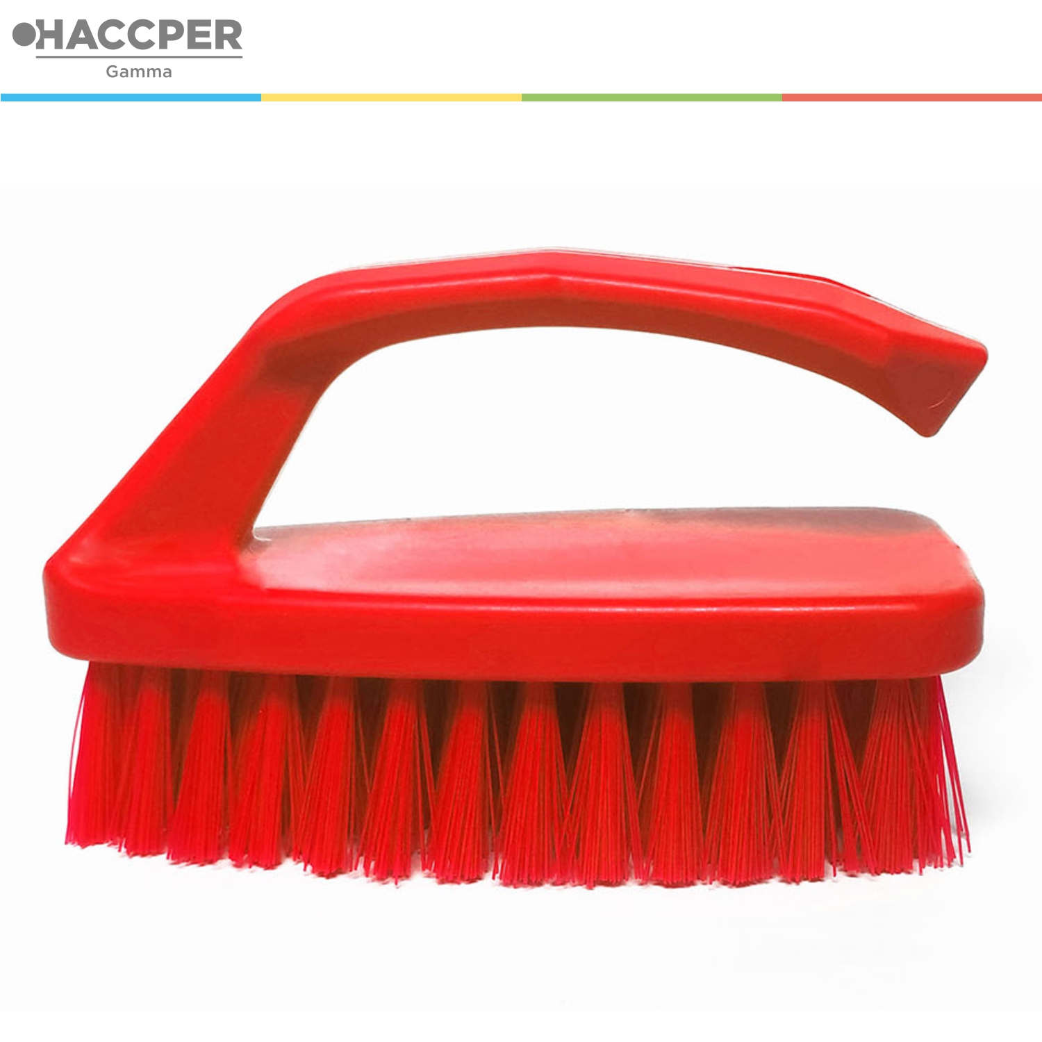 Щетка-утюжок HACCPER для мытья и оттирки, красная