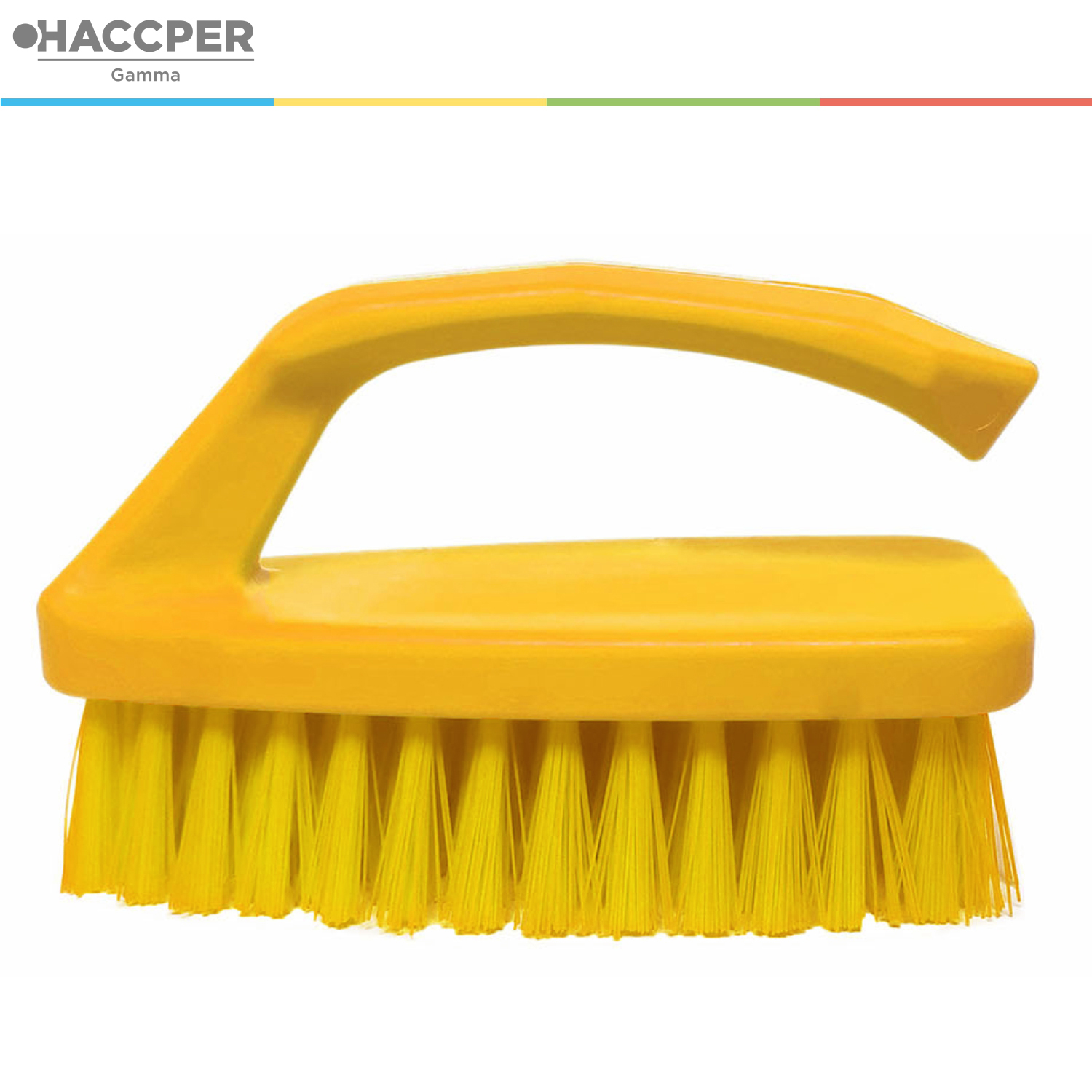 Щетка-утюжок HACCPER для мытья и оттирки, желтая