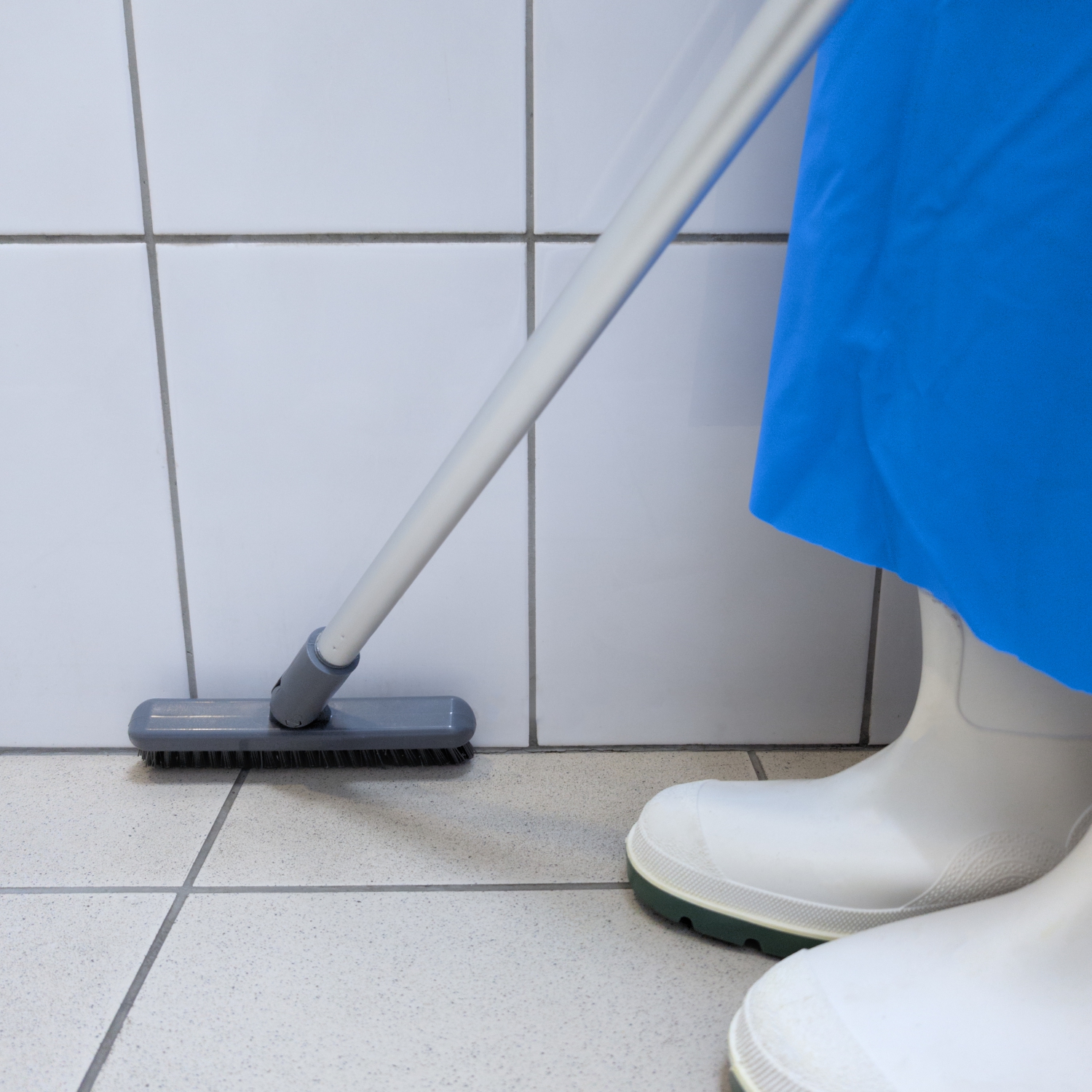 Щетка CONTROL POINT для оттирки швов 200 мм, серая 