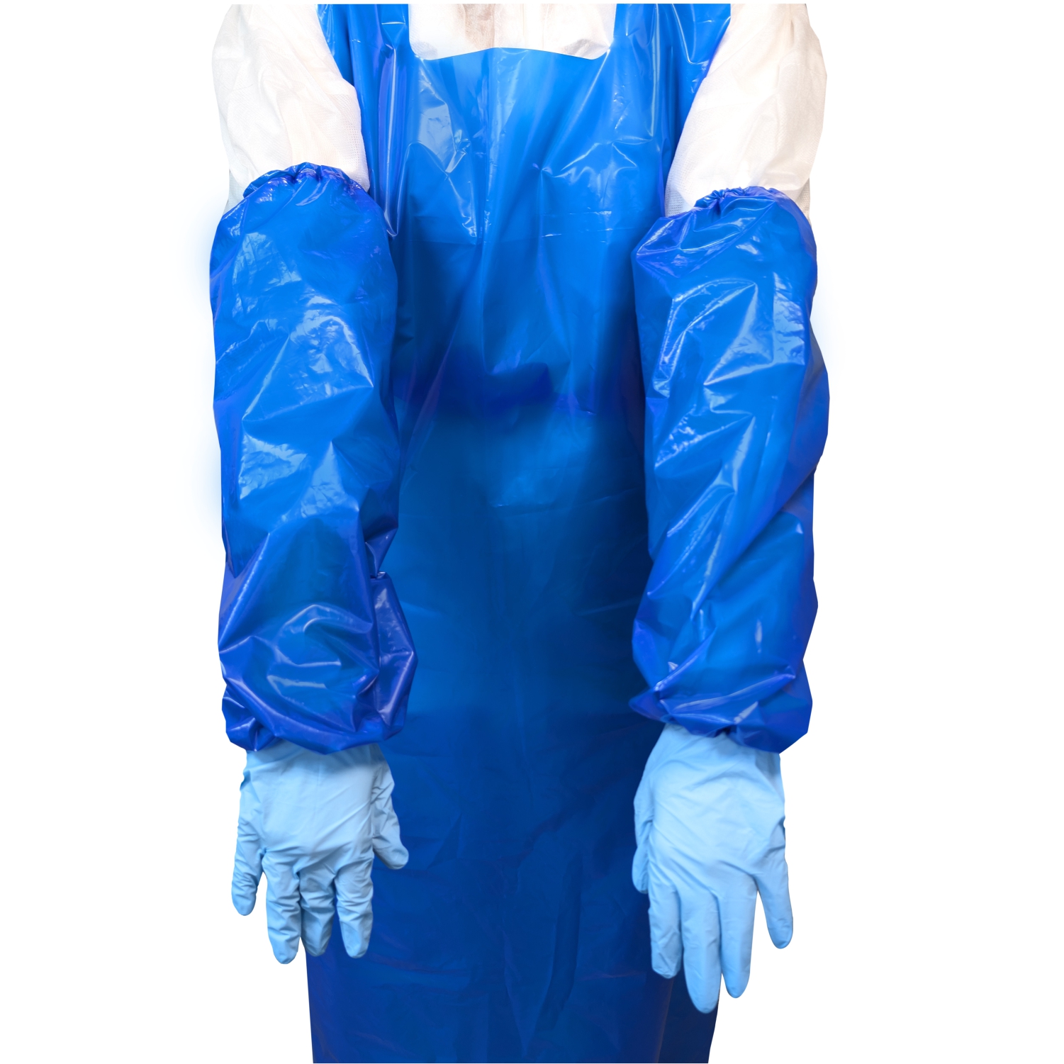 Нарукавник HACCPER Evalux 460х220 мм, 100 мкм, синий, 40 шт/упак