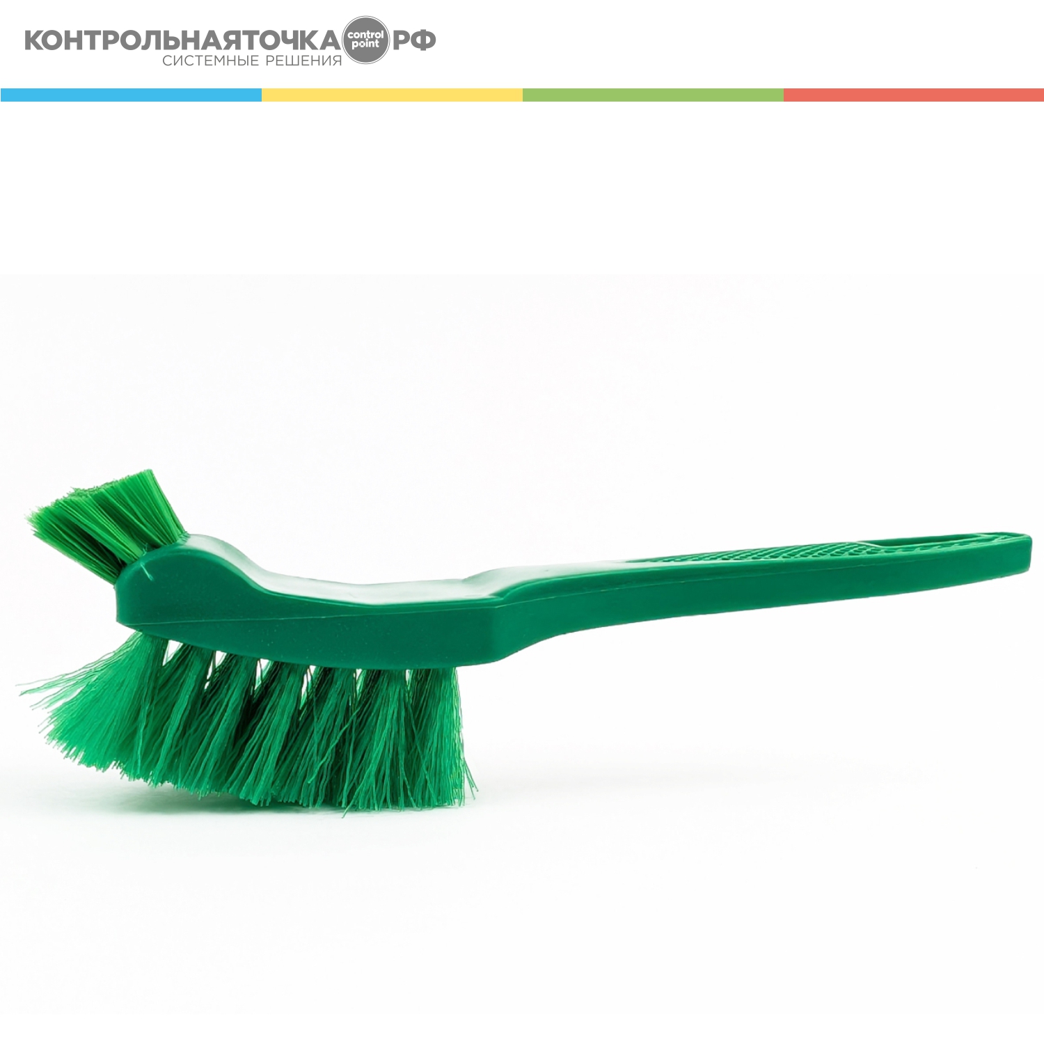 Щетка CONTROL POINT для мытья рабочих поверхностей 185 мм, зеленая