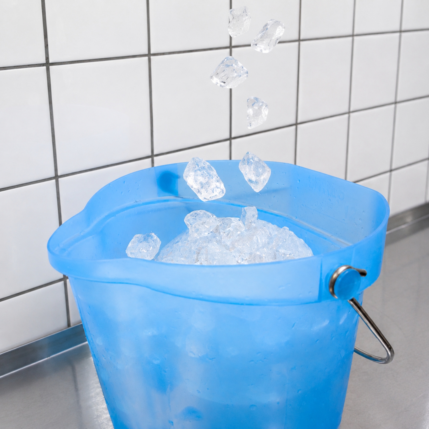 Ведро HACCPER Gastra для льда и замороженных продуктов, 12 л, голубое