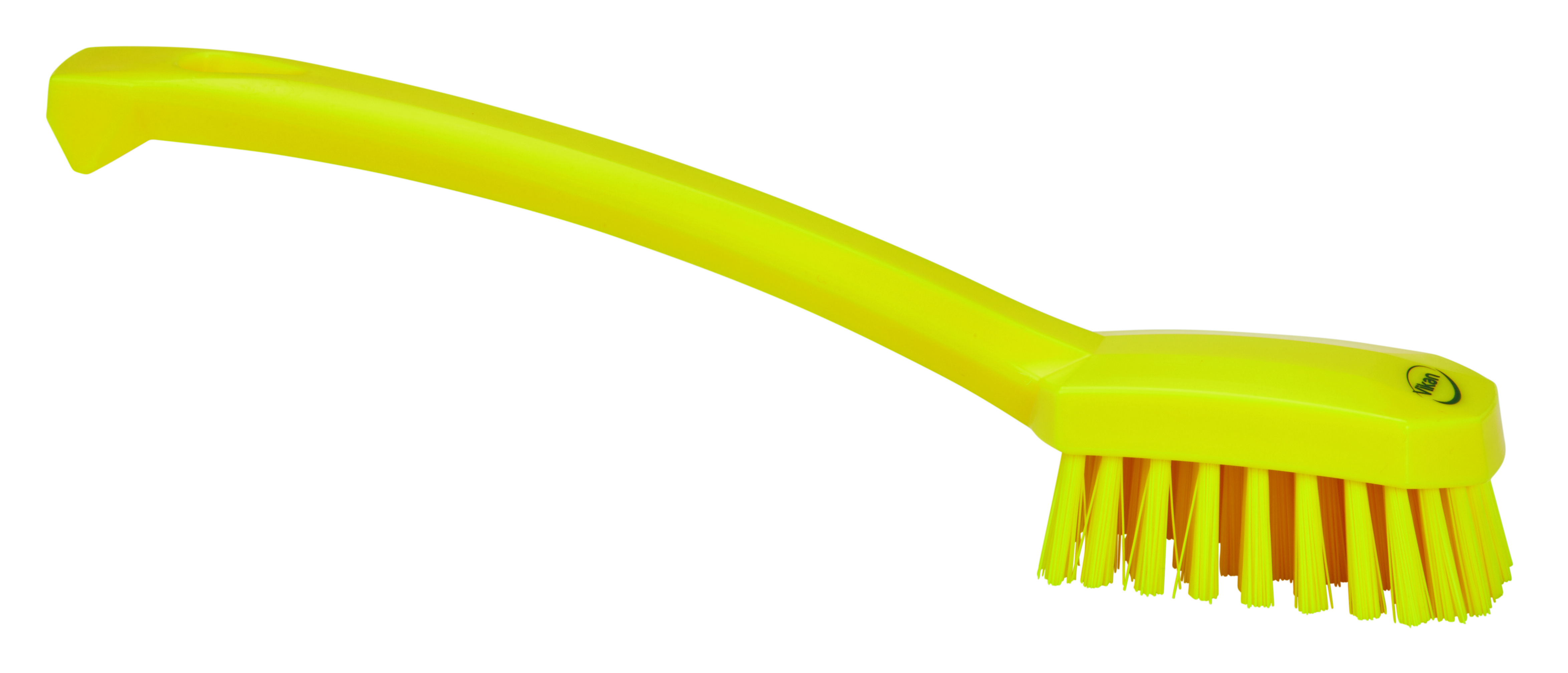 Щетка Vikan универсальная с изогнутой ручкой, 260 мм, средняя жесткость, желтая