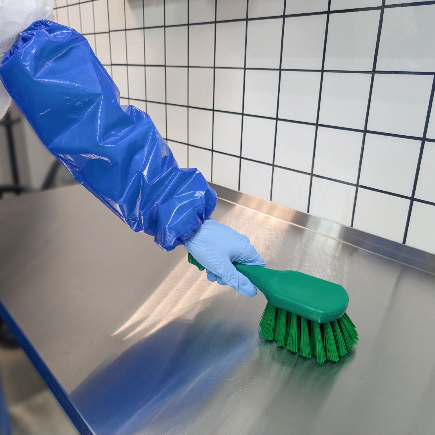 Нарукавник HACCPER Evalux 460х220 мм, 100 мкм, синий, 40 шт/упак