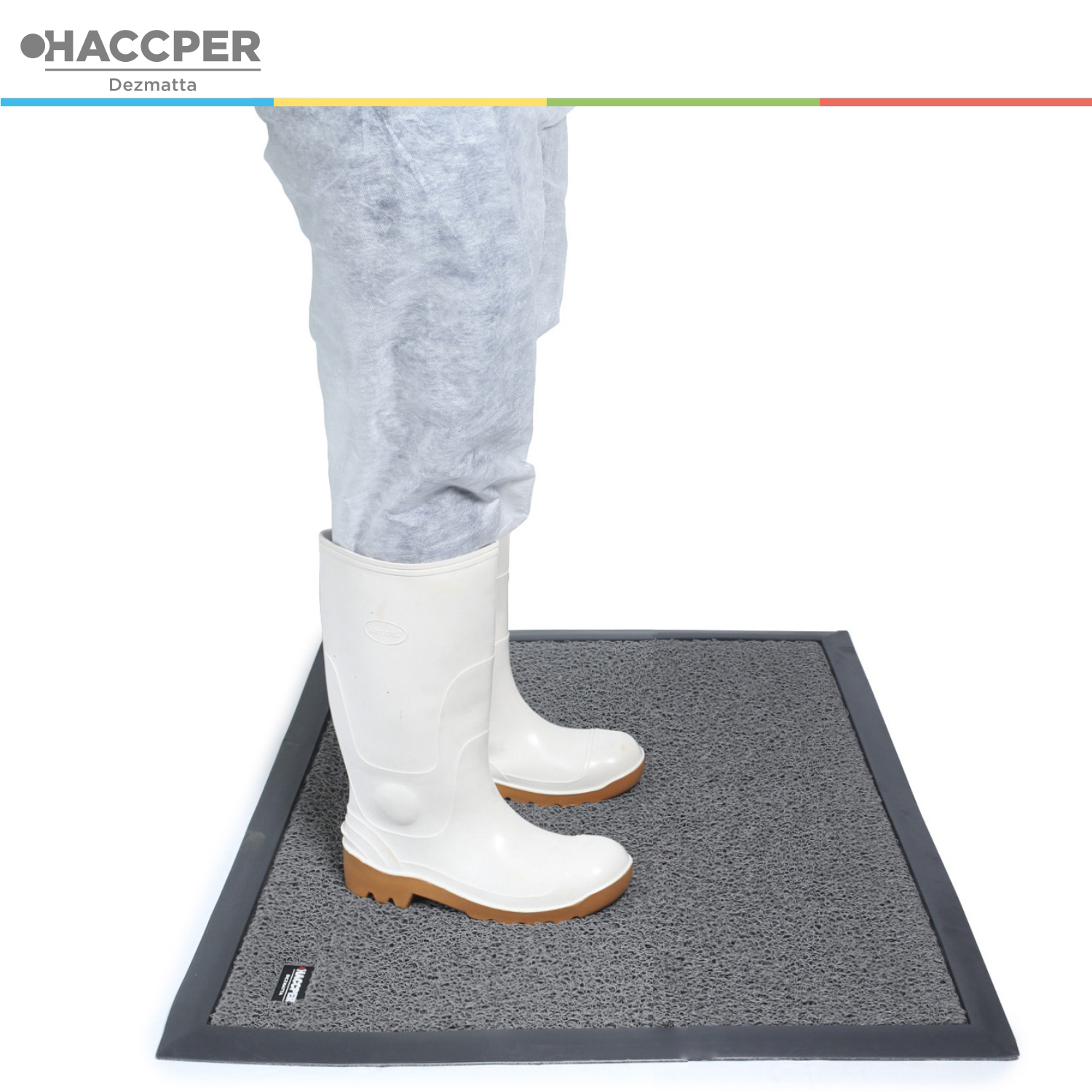 Мат дезинфекционный HACCPER Dezmatta 600х470 мм, серый