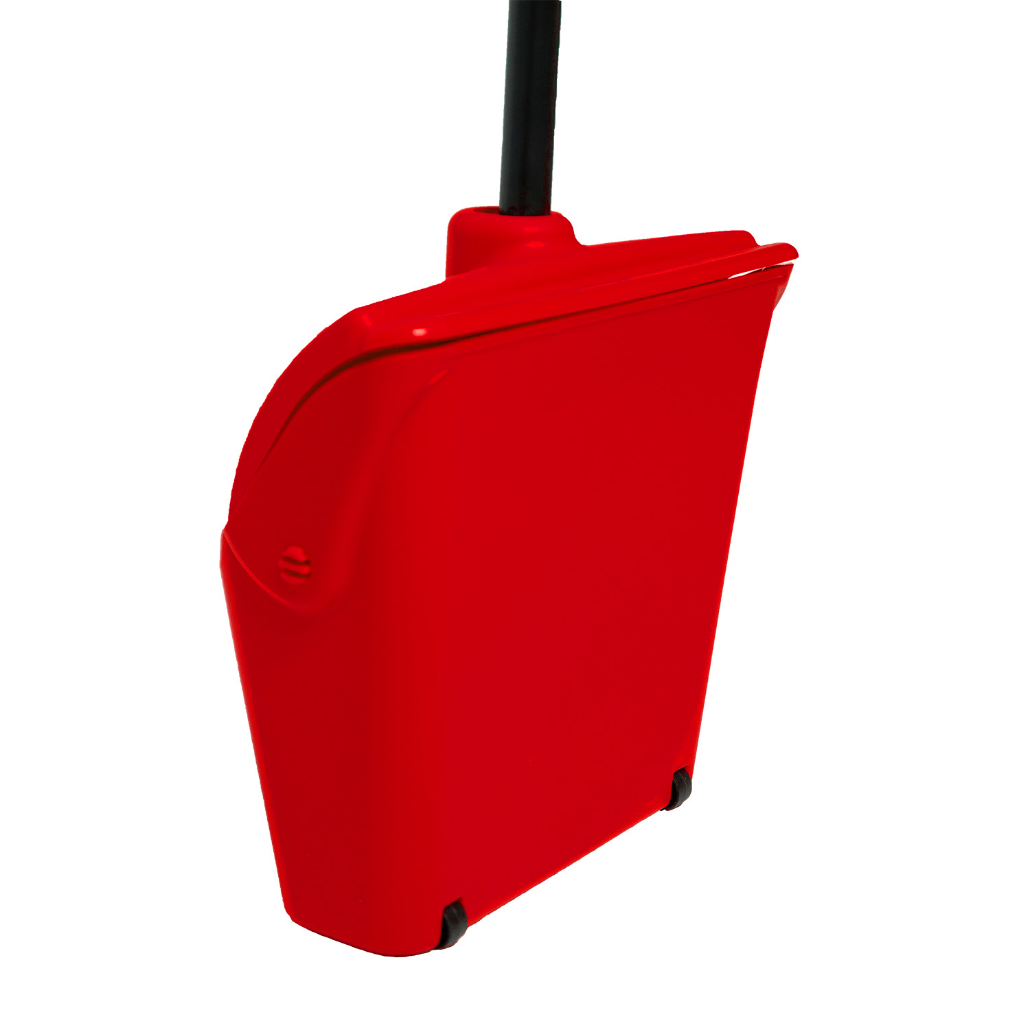 Совок-ловушка HACCPER с крышкой и фиксатором щетки, красный