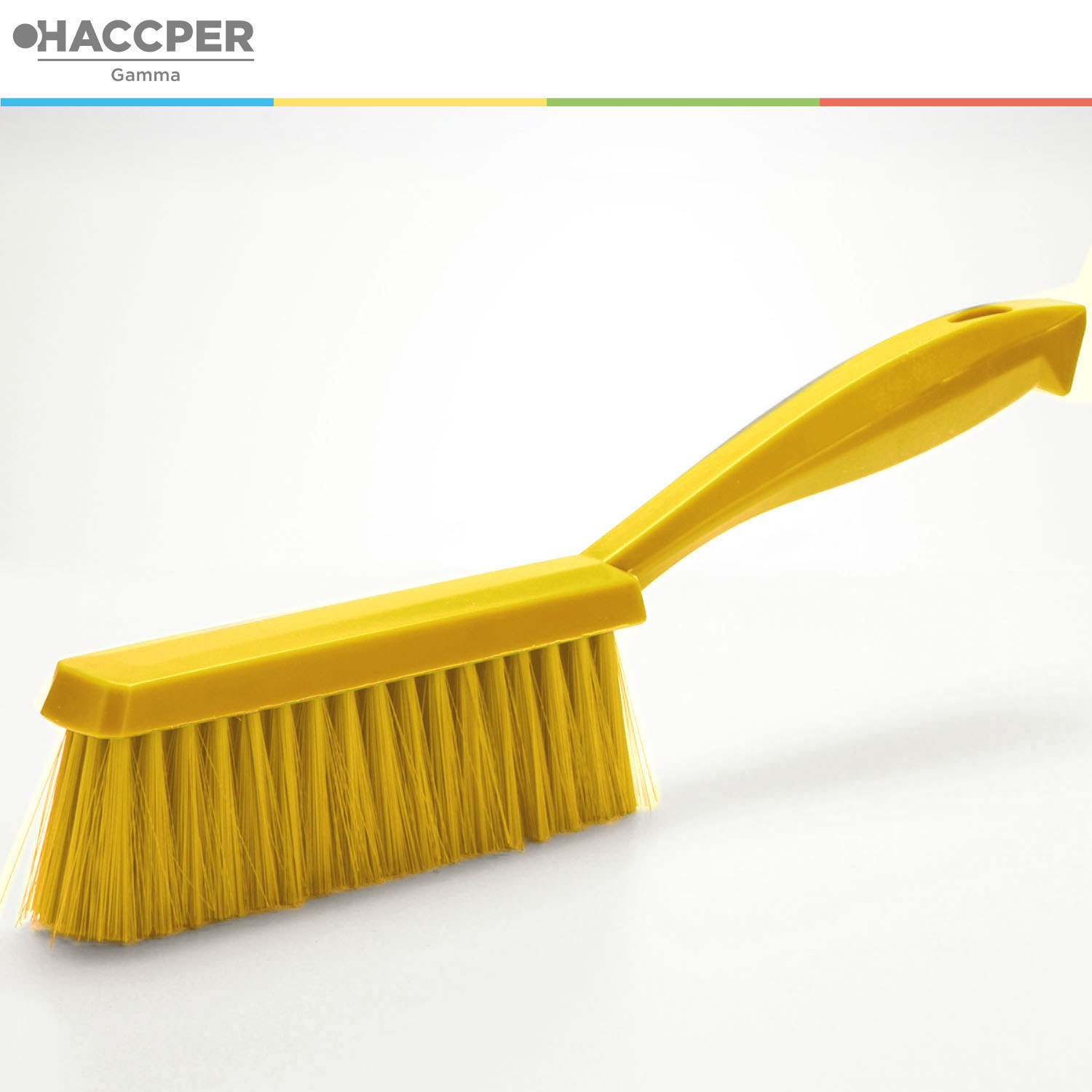 Щетка-сметка HACCPER мягкая, 325 мм, желтая