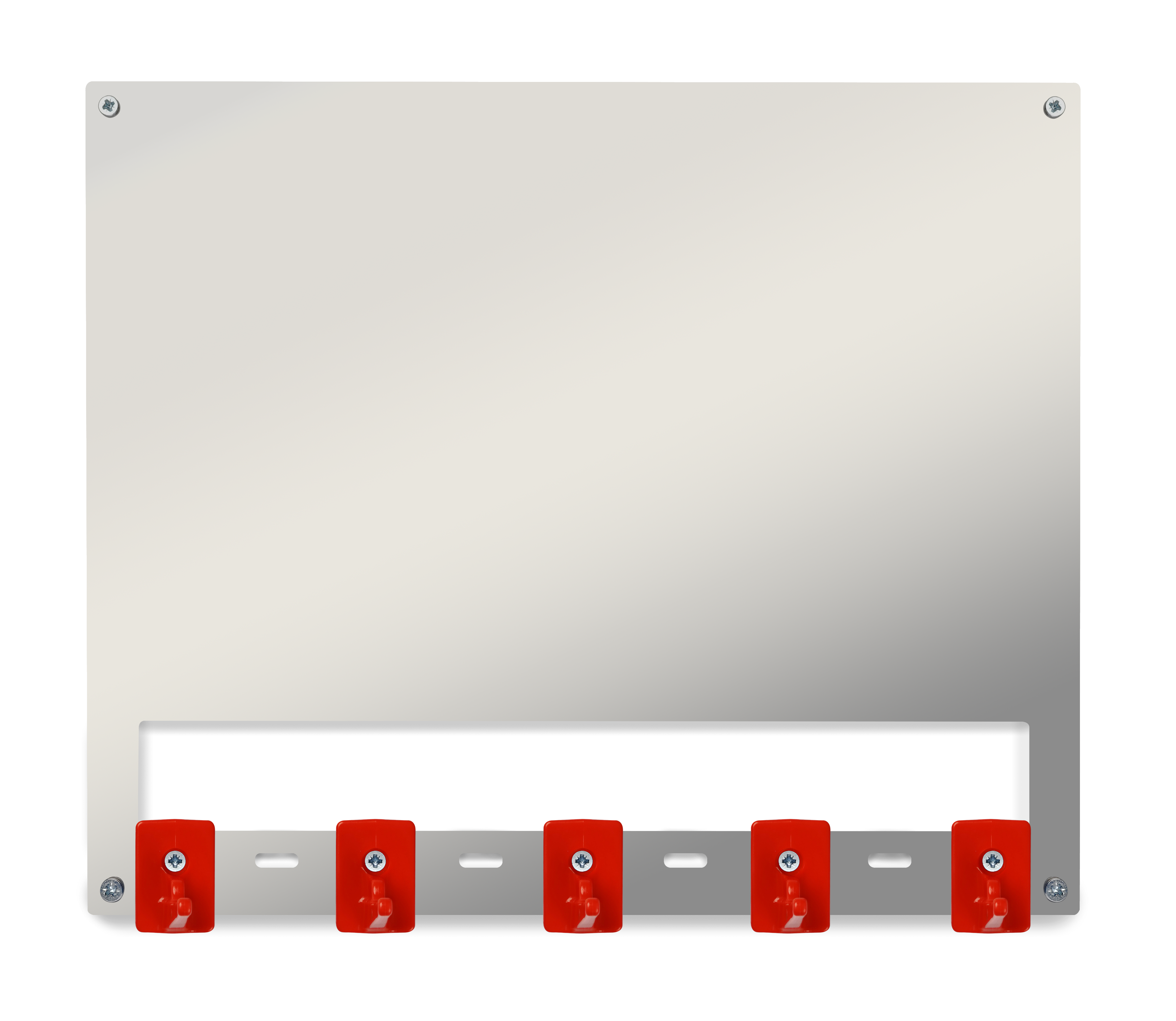 Органайзер настенный c инф.полем А4 HACCPER Control Point для 5 предметов, красный +  арт.SAN0023-4