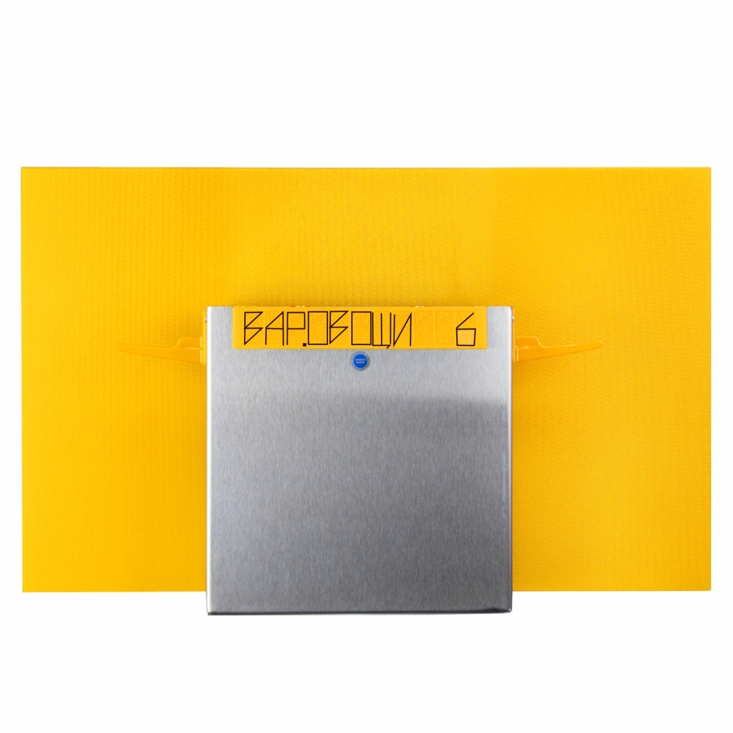 Система хранения досок и ножей CONTROL POINT Index Chef нержавеющая сталь, пластик, желтая
