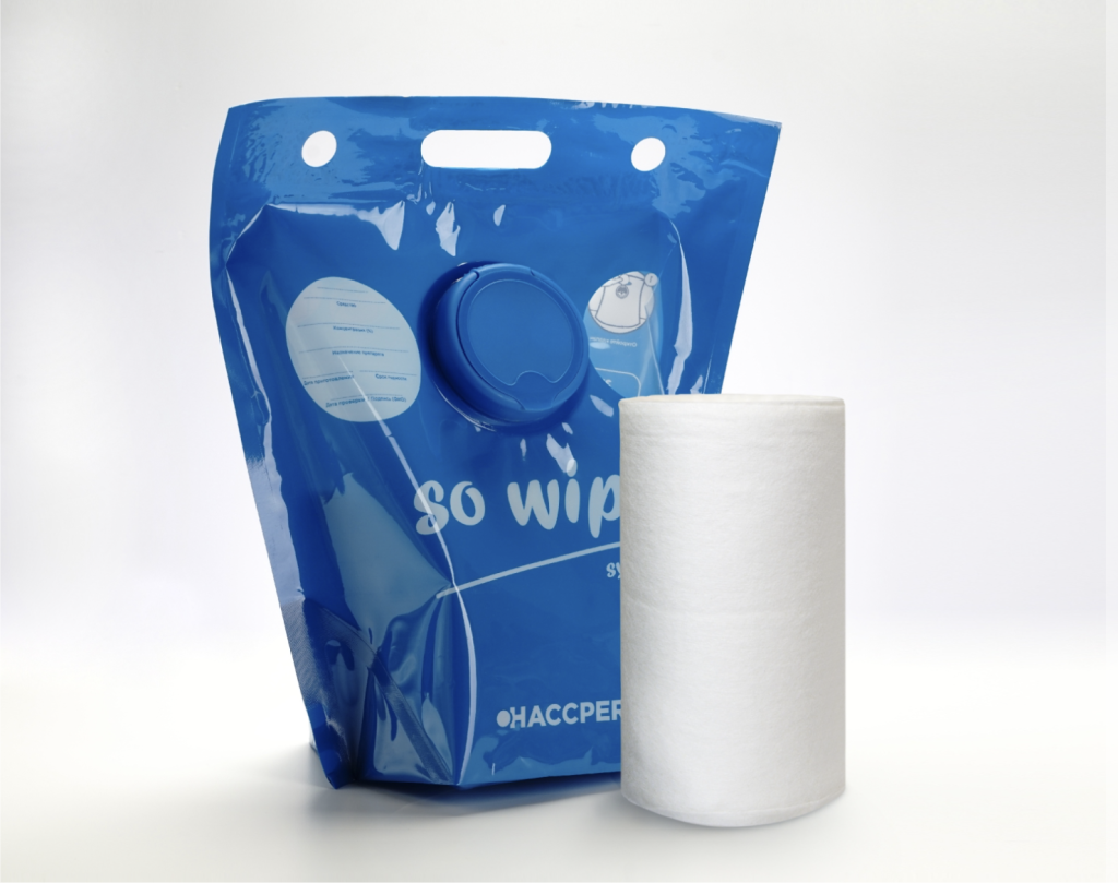 Материал протирочный HACCPER Universal, 165х280 мм, бел,150 л:рул, в гигиеничном одноразовом пакете.png Материал протирочный HACCPER Universal, 165х280 мм, бел,150 л:рул, в гигиеничном одноразовом пакете.png