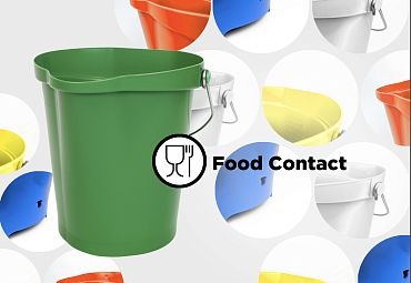 Новинка на Food Safety Market – Ведро HACCPER Gastra гигиеничное с мерной шкалой, 12л